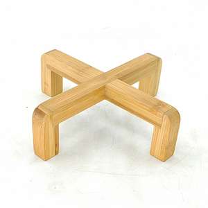 Bol pour chat en céramique surélevé-Bol de nourriture pour chat avec support en bambou-Plat pour chien surélevé pour chiots-<span class=keywords><strong>Anti</strong></span>-vomissement, sans stress - Product Image 6