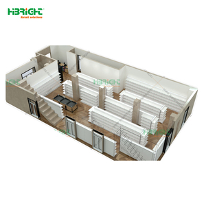 ชุดอุปกรณ์ร้านค้าไฮไบรท์: ชั้นวางของทนทานและตู้แช่แข็งสำหรับจัดแสดงสินค้าจำนวนมาก - Product Image 4