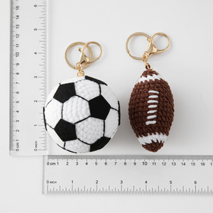 Llavero Deportivo de Peluche Personalizable con Bajo MOQ, Colgante de Fútbol, Baloncesto y Béisbol para Recuerdo de Club - Product Image 2