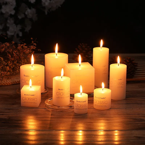 Offre Spéciale luxe anniversaire mariage hôtel taille différente européen grand ivoire blanc pilier bougies <span class=keywords><strong>bougie</strong></span> <span class=keywords><strong>cylindrique</strong></span> - Product Image 3