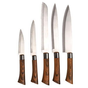 Cuchillo de Cocina Serbio Auténtico Oficial para Cortar Carne y Verduras, Afilado y Duradero, Acero Serie 3Cr, Modelo Retro de Estilo Antiguo T730D - Product Image 1