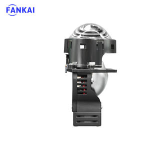 Phares de voiture LED haute puissance 65W, lentilles bi-xénon de 3 pouces, doubles douilles de lampe, ultra-lumineux, faisceau haut et bas, modèle en aluminium M2 - Product Image 5