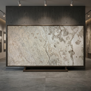 Revêtement mural souple en pierre d'ardoise blanche d'automne, finition naturelle légère pour décoration intérieure et extérieure - Product Image 5