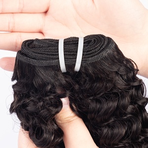 2025 meilleure vente de haute qualité brésilienne Afro crépus cheveux humains armure mongole crépus bouclés faisceaux - Product Image 4