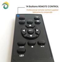 Control Remoto Infrarrojo Inalámbrico Inteligente de 14 Teclas con Código Variable y de Aprendizaje, de Plástico, para HDTV, DVD, Android TV Box, con Alcance de 10m