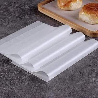 Parchment Baking Paper Sheets Grease-Proof Silicone Coated Double Sides for Sandwich Bread Baking Food-Grade Compatible Offset