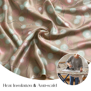 Résistant <span class=keywords><strong>à</strong></span> la chaleur 230 ° Tissu en coton enduit d'aluminium, sans plis, pour <span class=keywords><strong>housse</strong></span> de planche <span class=keywords><strong>à</strong></span> <span class=keywords><strong>repasser</strong></span> - Product Image 2
