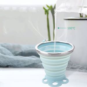 Portable Food-Grade Silicone Folding <b>Cup</b> Extendable Outdoor <b>Camping</b> Water <b>Cup</b> with Classic Design for Travel and Promotion - Product Image 4