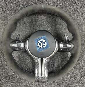 Volant de voiture en alcantara et fibre de carbone, <span class=keywords><strong>prix</strong></span> de gros d'usine, m Performance pour BMW F10 - Product Image 6