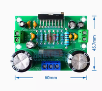 Carte d'amplificateur de puissance numérique mono haute puissance 100W TDA7294 module de carte d'amplificateur de son haute fidélité TDA7293