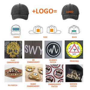 Casquette de baseball unisexe en coton, 6 panneaux, vierge, effet vieilli, profil bas, délavée, style rétro vintage, personnalisable avec logo brodé, vente en gros - Product Image 4