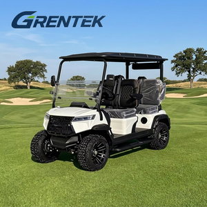 Voiturette de golf électrique GRENTEK Eco Silent 4 places, silencieuse, sans bruit, pour parcours de golf et routes privées. - Product Image 1