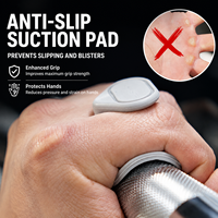 Protège-mains en silicone antidérapant pour barre de traction, protection des paumes pour l'entraînement, anti-callosités, durable pour la gym à domicile