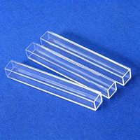 High Temperature Resistant Transparent Square Quartz Tube Custom Size Special-shaped Quartz Glass Tube