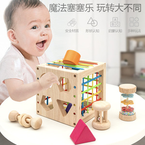 Materiali Montessori Bestseller: Gioco Educativo 6 in 1 con Sonaglio e Abbinamento Forme, Regalo per l'Apprendimento dei Bambini - Product Image 2