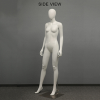 Maniquí de cuerpo completo para mujer, maniquí femenino de pecho y grasa de talla grande, Color blanco, 180cm, a la moda
