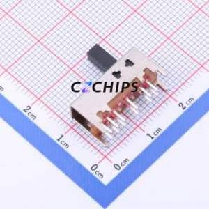 SS-25D01-G070 Slide Switch Through hole-16P,19.5x6.6mm Switch Double Pole Five Throw Rectangle Pin Header PC Pin 19.5mm - Product Image 2