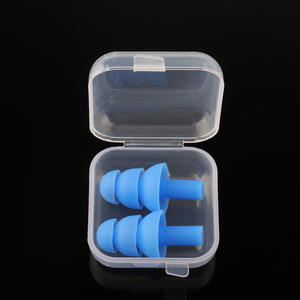 Tapones para los oídos de natación de silicona impermeables para adultos Tipo de gafas de carreras Mantener el agua fuera de la oreja para hombres y mujeres - Product Image 4