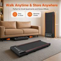 Tapis de marche OEM 1-6 km/h avec surface de course plus large, moteur DC 1,5 CV, pour entraînement de musculation à domicile