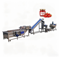 Ligne de production automatique de confiture de mûres et de canneberges avec machine d'ajout de pectine, de cuisson, de mélange et de remplissage, conception écoénergétique