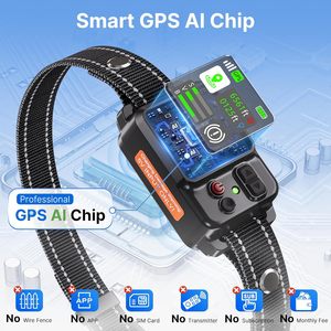 รั้วสุนัขไร้สาย Attefine GPS 49-6561 ฟุต วงกลม กำหนดขอบเขตได้ ติดตามสัตว์เลี้ยงแบบเรียลไทม์ - Product Image 3