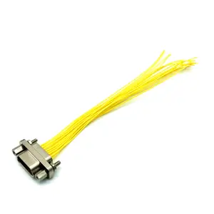 Cables conectores micro d de buena calidad, ensamblaje de cables rf