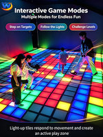 Jeu interactif au sol à LED, jeu interactif pour adolescents