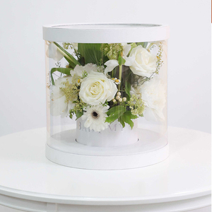 Boîte cadeau fleurs artificielles décor Roses nouveau cadeau de noël saint-valentin <span class=keywords><strong>Rose</strong></span> - Product Image 1