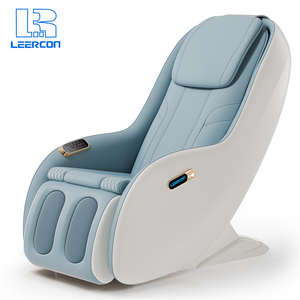 Poltrona Massaggiante LEERCON Space Capsule con Controllo Vocale, Reclinabile Elettrica con Scocca Bicolore e Pannello con Finiture Dorate, Cura Completa del Corpo - Product Image 1
