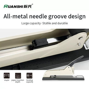 <span class=keywords><strong>Agrafeuse</strong></span> robuste à <span class=keywords><strong>bras</strong></span> <span class=keywords><strong>long</strong></span>, capacité 210 feuilles, pointage à cheval disponible, 5000 - Product Image 4