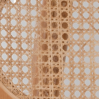 Chaise de salle à manger moderne en bois massif et rotin, chaise d'appoint en bois pour restaurant, café, salle à manger à domicile