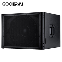 Gooermi HDL 18-AS Active Single, Subwoofer Activo de 18 Pulgadas de Alta Potencia, Altavoz Line Array Profesional