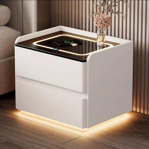 Modern Designed <strong>Mini</strong> Coffee Table LED Light Wireless Charging Cooling <strong>Drawer</strong> Smart Home Furniture Bedside Refrigerator Fridge - Product Image 1
