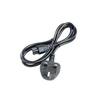 Cable de Alimentación con Enchufe del Reino Unido a C5, 1.2-1.8M |   Cable de Carga Rápida Estándar Británico de 3 Pines para Computadora/Impresora