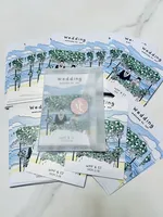 Carte de remerciement personnalisée avec logo imprimé, idéale pour les petites entreprises, possibilité d'ajouter du texte, taille personnalisée, papier d'art