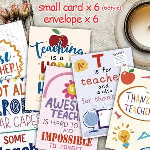 Set di <span class=keywords><strong>Biglietti</strong></span> di Ringraziamento Personalizzabili per il Ringraziamento, <span class=keywords><strong>Biglietti</strong></span> di Auguri Personalizzati per Insegnanti, Fornitori Educativi e Regali Scolastici - Product Image 1
