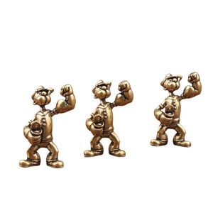 Solid Brass Popeye Figurine 3Pcs Set Decorative <b>Ornament</b> For Desk Home <b>Car</b> Interior Art Display - Product Image 5