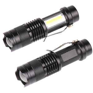 New Hot Nhôm Hợp Kim Mini Xách Tay Xpe + COB Ngoài Trời Kính Thiên Văn Zoom USB Có Thể Sạc Lại Nhỏ LED Torch Ánh Sáng Đèn Pin Chiến Thuật - Product Image 4