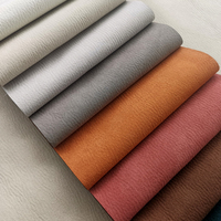 Tissu en suède tissé teint en fil, confortable et respirant, 100 % polyester, pour canapés, meubles et sellerie automobile