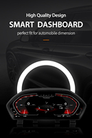 Panel Dashboard LCD 12,3 inci Virtual Cockpit Speedometer untuk Seri 1/2 F20-F23/F45-F49 Sistem Operasi Linux Plug & Play Instrument Cluster