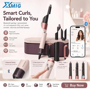 Dys <span class=keywords><strong>Airwrap</strong></span> I.d. HS08 HS09 Styler per Salone con Motore Brushless, Arricciatura e Lisciatura Automatica, 3 Impostazioni di Velocità per Uso in Salone e in Viaggio - Product Image 1