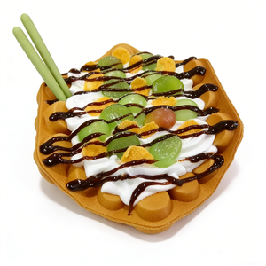 Huevos de Plástico Artificiales, Comida Falsa Ecológica con Patrón de Corazón, Accesorios para Exhibición en Cafeterías, Decoración del Hogar y Adornos para Fiestas - Product Image 1
