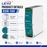 Alimentation électrique sur rail DIN mince de 40 mm, 120 W, 12 V 10 A, 24 V 5 A, 48 V 2,5 A, alimentation industrielle à découpage, convertisseur AC/DC