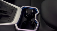 ICarsin para Toyota Rav4 2019-2025, Luz Ambiental Dinámica y Colorida, Estilo Fibra de Carbono OEM, Accesorios de Actualización de Luz LED Interior