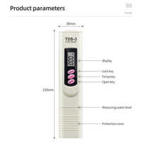 Équipement d'aquarium stylo de Test de PH Intelligent PH étalonnage automatique TDS surveillance testeur de qualité de l'eau équipement d'aquarium