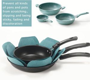 Custom <b>Felt</b> Protectors Stacking <b>Thick</b> Pot & Pan Separators Cookware Scratch Protection Reusable for Kitchen Storage - Product Image 4