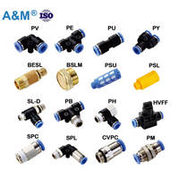 Raccord pneumatique résistant à la corrosion pour connexion air-eau 1/8-3/8 NPT BSPT Connecteur pneumatique