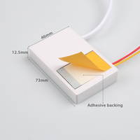 Interruptor Controlador Táctil con Atenuador para Espejo Inteligente de Baño, Hotel o Salón, AC220V 110V 1A 12W con Driver LED Incorporado