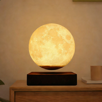 Décoration Moderne pour la Maison, Lampe Flottante 3D Lune Étoilée 14CM, 16 Couleurs, Taille Personnalisée, pour Enfants et Bébés, Idéale pour Cadeaux de Bienvenue
