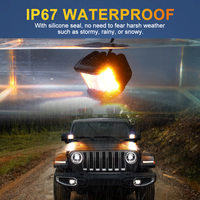 Barra de Luz LED NAO de 12V 24V y 4 Pulgadas para Wrangler Accord 4x4 SUV Camiones Todoterreno, IP68 Impermeable, Luz Estroboscópica Intermitente